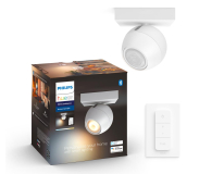 Philips Hue White ambiance Kinkiet Buckram (biały) +regulator - 726859 - zdjęcie 1